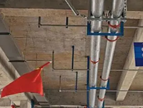 榆树管廊支架的安装方法